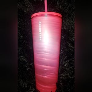 Starbucks Pink Swirl Tumbler